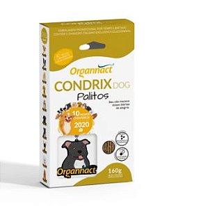 Suplemento Vitamínico Condrix Condroitina + Glucosamina Palitos - 160g Organnact