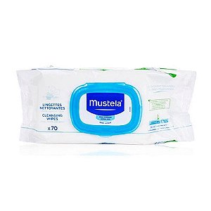 Toalhas Umedecidas Mustela Bebê Limpeza Especial 70 Toalhets