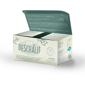 Chá Diurético Emagrecedor Natural Deschalit Litee - 30 Sachês