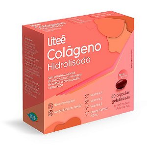 Colágeno Hidrolisado Litee 60 Cápsulas Gelatinosas