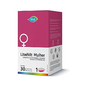 Multivitamínico LiteeVit Mulher Feminino - 30 cápsulas