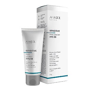 Protetor Solar Facial Anasol Clinicals Sensitive com Ácido Hialurônico FPS 99 - 40g