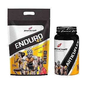 Kit BodyAction Pós Treino Enduro 4:1 1,125 Kg + Articuflex com Colágeno Tipo II 30 caps