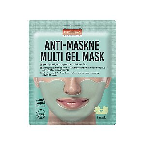 Máscara Facial em Gel Mask's Acne - Irritações de Pele por Uso de Máscara - Purederm