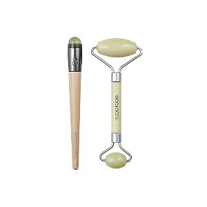 Massageador Facial + Mini Roller Área dos Olhos - EcoTools