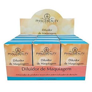 BOX - DILUIDOR DE MAQUIAGEM PHALLEBEAUTY C/ 12 PEÇAS