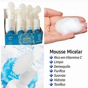 BOX - MOUSSE MICELAR - ESPUMA DE LIMPEZA FACIAL PHÁLLEBEAUTY C/ 12 PEÇAS