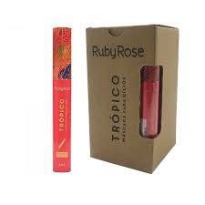 BOX - RÍMEL - MÁSCARA DE CÍLIOS RUBY ROSE C/ 12 PEÇAS  - VOLUME E ALONGA