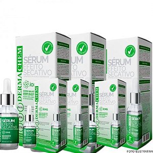 BOX - SÉRUM FACIAL DERMACHEM - EFEITO SECATIVO C/ 12 PEÇAS