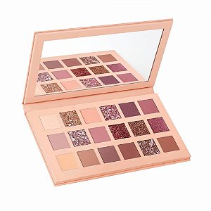 PALETA DE SOMBRAS 18 CORES FEBELLA - NEW NUDE HUDA