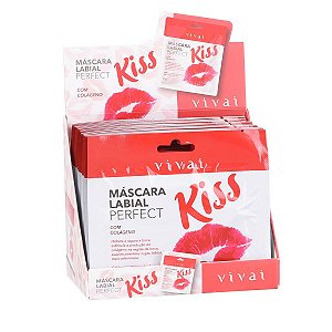 BOX - MÁSCARA LABIAL PERFECT KISS VIVAI - 5035.1.1 - C/36 PÇS