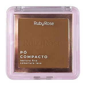 PÓ COMPACTO TEXTURA FINA RUBY ROSE HB-F858 GRUPO 02 - PC80