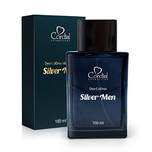 DEO-COLÔNIA MASCULINA CORDIAL COSMÉTICOS - 001167- SILVER MEN