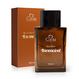 DEO-COLÔNIA MASCULINA CORDIAL COSMÉTICOS - 001165 - INVENCÍVEL