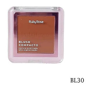 BLUSH COMPACTO TEXTURA ACETINADA RUBY ROSE HB-861 - COR 03 LB30
