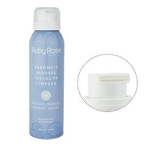 SABONETE MOUSSE FACIAL DE LIMPEZA RUBY ROSE HB-320 - NUVEM DE ALGODÃO