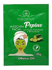 MÁSCARA FACIAL SACHÊ PHALLEBEAUTY - PEPINO