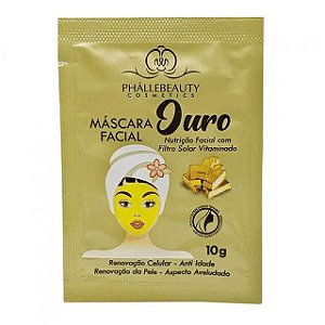 MÁSCARA FACIAL SACHÊ PHALLEBEAUTY - OURO