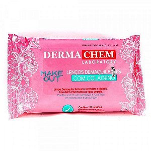 LENÇO DEMAQUILANTE DERMACHEM 06246 - COLÁGENO