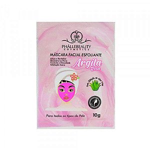 MÁSCARA FACIAL SACHÊ PHALLEBEAUTY - ARGILA ROSA