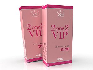 PERFUME SOUL COSMÉTICOS - 2 ONE 2 VIP - 50 ML