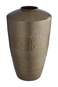 VASO MARTELADO BRONZE EM ALUMINIO G