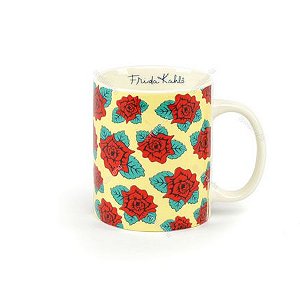 CANECA EM PORCELANA FRIDA KAHLO 300ml