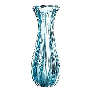 VASO DECORATIVO EM MURANO - AQUAMARINE - POWERFULL - TAM GG