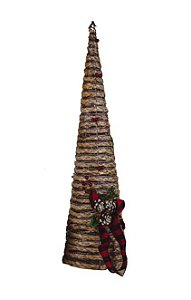 ARVORE CONE DECORATIVA BERRY COM LACOS G