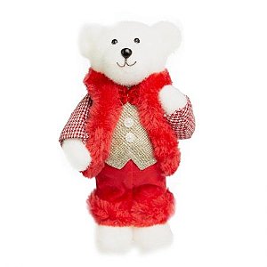 URSO DECORATIVO PATCHY NATALINO