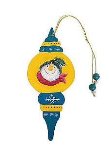 PINGENTE PARA ARVORE DE NATAL BONECO DE NEVE SONHOS