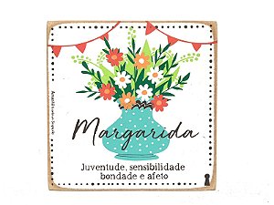 Quadro Box Margarida 12x12