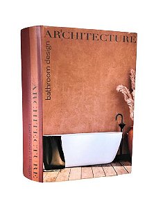 CAIXA LIVRO EM MADEIRA ARCHITECTURE G