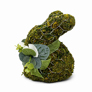 COELHO C/ LACO GRAMA E TELA METAL VRD/BCO (MESH)