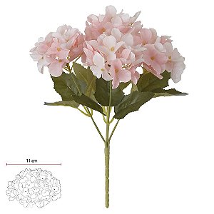 BUQUE HORTENSIA X5 (SALMON OUTONO) 29cm