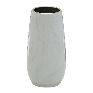 VASO DECORATIVO EM CERAMICA MARMORIZADO G