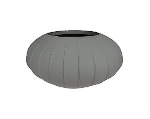 VASO OVAL HANAZAKI 18 CINZA CLARO VASAP