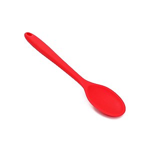 COLHER PEQUENA DE SILICONE BUENO VERMELHO