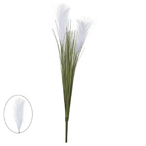 Folhagem Capim dos Pampas Pluma Branco 65cm