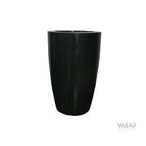 VASO CONE LISO 45 PRETO ABSOLUTO VASAP