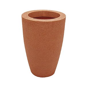 VASO CONE GRAFIATO 45 TERRACOTA VASAP