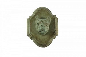 Cabide Metal Pitbull Base Madeira