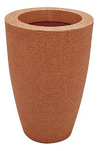 VASO CONE GRAFIATO 55 TERRACOTA VASAP