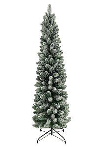 ARVORE DE NATAL DECORATIVA SLIM NEVADA 180cm