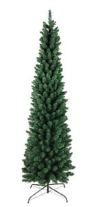 ARVORE DE NATAL VERDE DECORATIVA SLIM 150cm