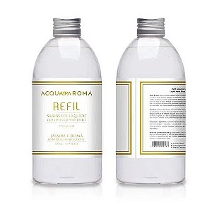 Refil Sabonete Líquido Acqua Aroma 500ml Jasmim e Romã