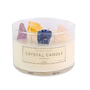 Vela Crystal Candle grande - 4 Pavios 100 Horas Lissone