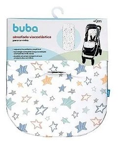 Almofada Viscoelástica Estrelas Para Carrinho Buba