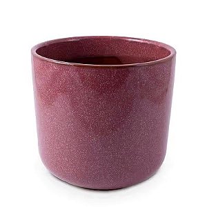 VASO EM CERAMICA VERMELHO ESTILO VIETNAMITA G