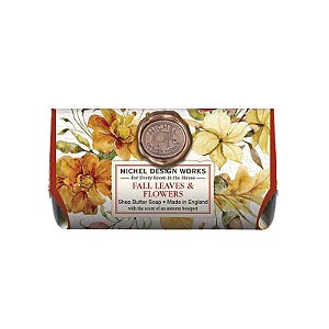 SABONETE EM BARRA 260G FALL LEAVES E FLOWERS MICHEL DESIGN WORKS